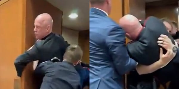 «Κανείς δεν θέλει να πολεμήσει για το Ισραήλ»: Απομάκρυναν με τη βία βετεράνο από το Κογκρέσο 