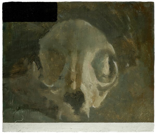 Ο Βαγγέλης Γκόκας ζωγραφίζει με τον θεατή του έργου του κατά νου