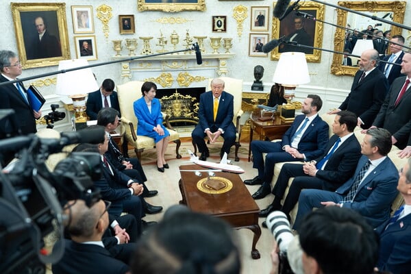 ΝΤΟΝΑΛΝΤ ΤΡΑΜΠ ΣΑΝΑΕ ΤΑΚΑΪΤΣΙ ΗΠΑ ΣΥΝΑΝΤΗΣΗ ΙΑΠΩΝΙΑ