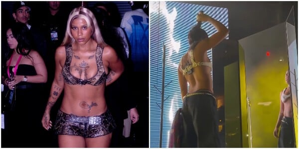 Η Tokischa ξύρισε το κεφάλι της live στη σκηνή