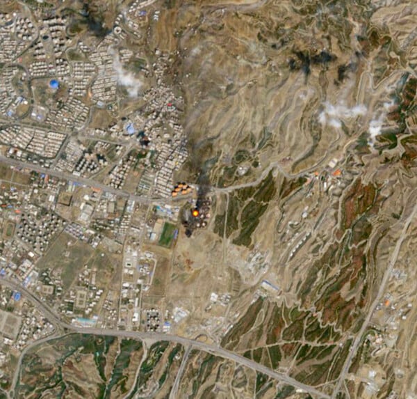 Τοξικό νέφος πάνω από την Τεχεράνη: Δορυφορικές εικόνες αποκαλύπτουν ότι πυρκαγιές έκαιγαν για ημέρες