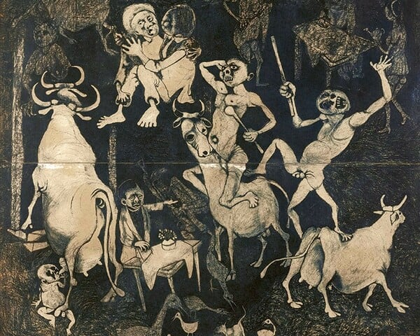 Ένα άλλο Guernica στέκεται τώρα απέναντι από το Guernica του Picasso στη Μαδρίτη