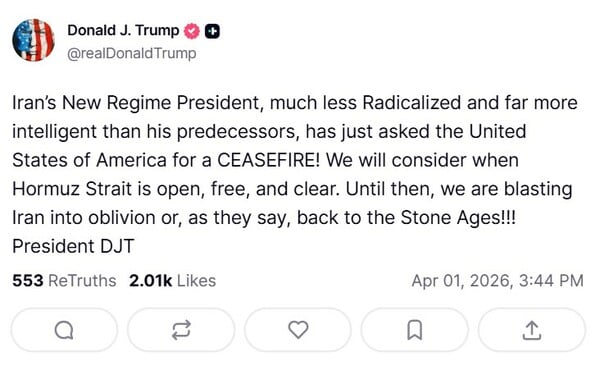 ΝΤΟΝΑΛΝΤ ΤΡΑΜΠ ΙΡΑΝ ΕΚΕΧΕΙΡΙΑ