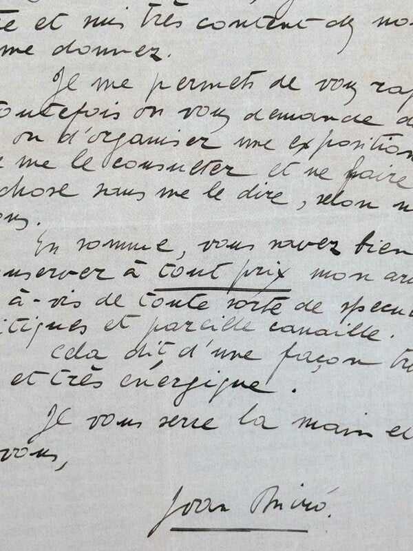 Joan Miró: το νέο βιβλίο με τις αδημοσίευτες επιστολές όπου τέχνη, έρωτας και φόβος συγκρούονται