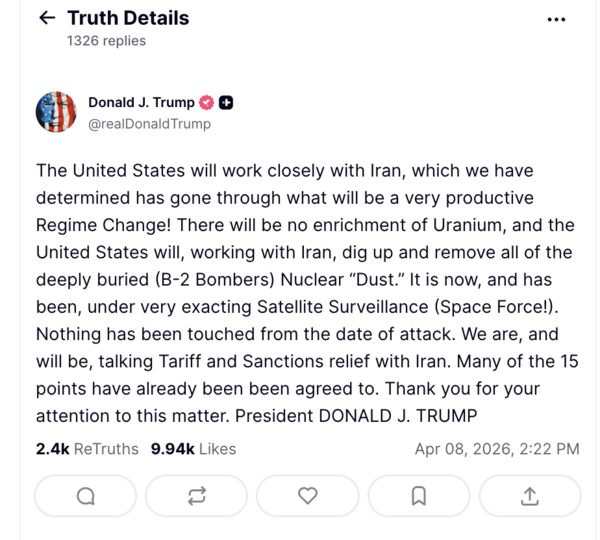 Ιράν: Τέλος στον εμπλουτισμό ουρανίου ανακοίνωσε ο Τραμπ - «Μας παρακαλούσαν για εκεχειρία» λέει ο Χέγκσεθ