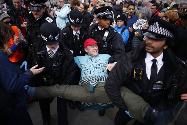 ΛΟΝΔΙΝΟ PALESTINE ACTION ΣΥΛΛΗΨΕΙΣ ΔΙΑΜΑΡΤΥΡΙΑ