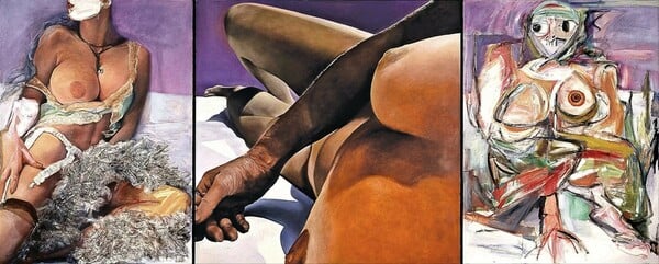 Στα 93 της, η Τζόαν Σεμέλ ζωγραφίζει ακόμη το γυμνό σώμα της χωρίς καμία ντροπή