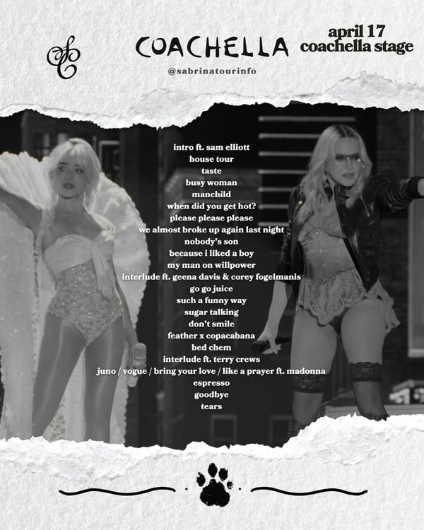 Η Μαντόνα βγήκε στη Σαμπρίνα Κάρπεντερ στο Coachella και η ποπ είδε μια σπάνια στέψη