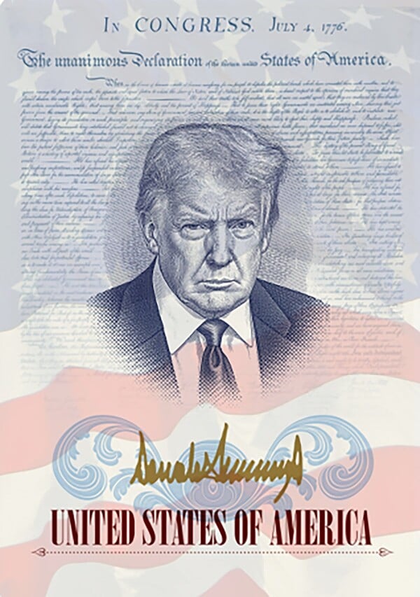 ΗΠΑ: Το Στέιτ Ντιπάρτμεντ ετοιμάζει διαβατήρια με φωτογραφία του Ντόναλντ Τραμπ