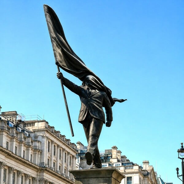 Είναι αυτό το νέο έργο του Banksy; Το μυστηριώδες γλυπτό που εμφανίστηκε στο Λονδίνο