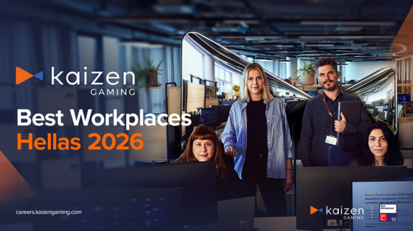 Για μία ακόμη χρονιά, η Kaizen Gaming ξεχωρίζει ως Best Workplaces™ Hellas