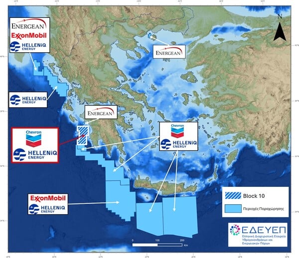 Chevron: Αίτημα για επέκταση και στον Κυπαρισσιακό Κόλπο 