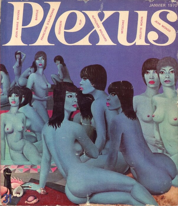 19 εξώφυλλα σουρεαλιστικής erotica των 70's από το περιοδικό Plexus