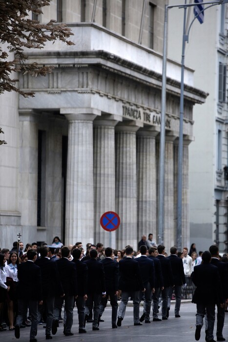 Η μαθητική παρέλαση στη Θεσσαλονίκη
