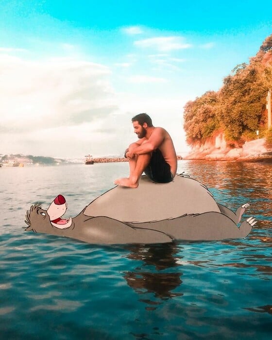 Ένας συνδυασμός Photoshop και χαρακτήρων της Disney μας μεταφέρει πίσω στα παιδικά μας χρόνια