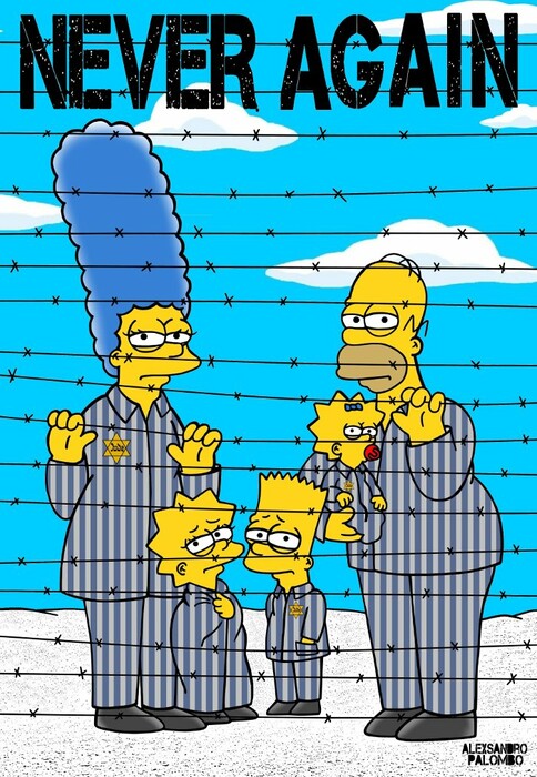 «Ποτέ ξανά»: Οι Simpsons στο Άουσβιτς