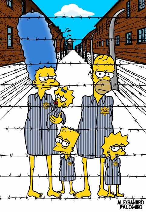 «Ποτέ ξανά»: Οι Simpsons στο Άουσβιτς