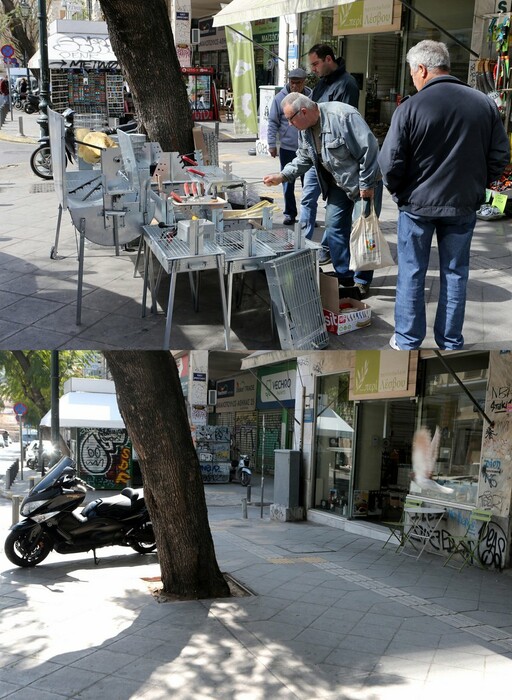 «Απόκοσμη πόλη»: Φωτογραφίες από την Αθήνα πριν και μετά το lockdown