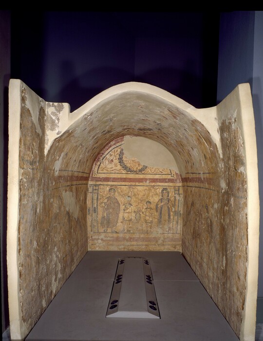 Οι τοιχογραφίες στα ταφικά μνημεία στο Μουσείο Βυζαντινού Πολιτισμού της Θεσσαλονίκης