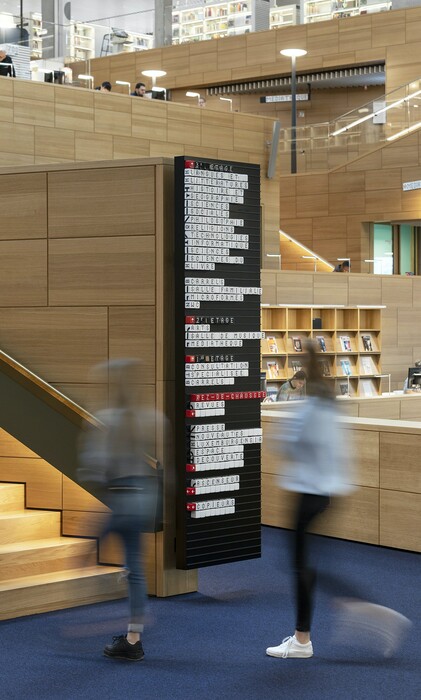 H νέα μοναδική σήμανση της Εθνικής Βιβλιοθήκης του Λουξεμβούργου