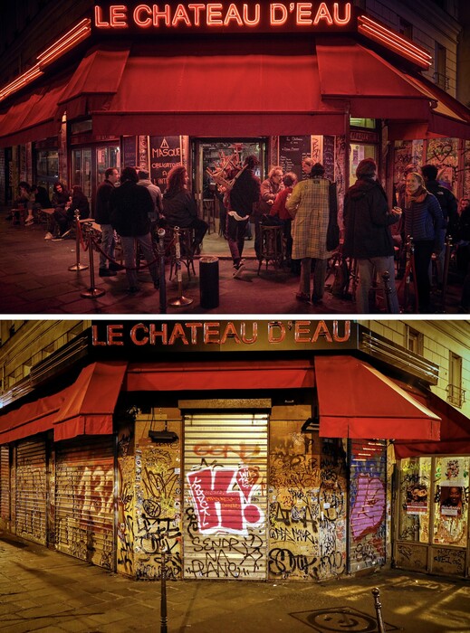 Έρημο Παρίσι: Άδειοι δρόμοι και κλειστά μαγαζιά μετά την απαγόρευση κυκλοφορίας (Φωτογραφίες)