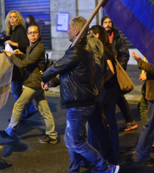 30 φωτογραφίες απ' την πορεία για την Παγκόσμια Ημέρα Μνήμης Διεμφυλικών