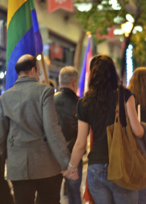 30 φωτογραφίες απ' την πορεία για την Παγκόσμια Ημέρα Μνήμης Διεμφυλικών