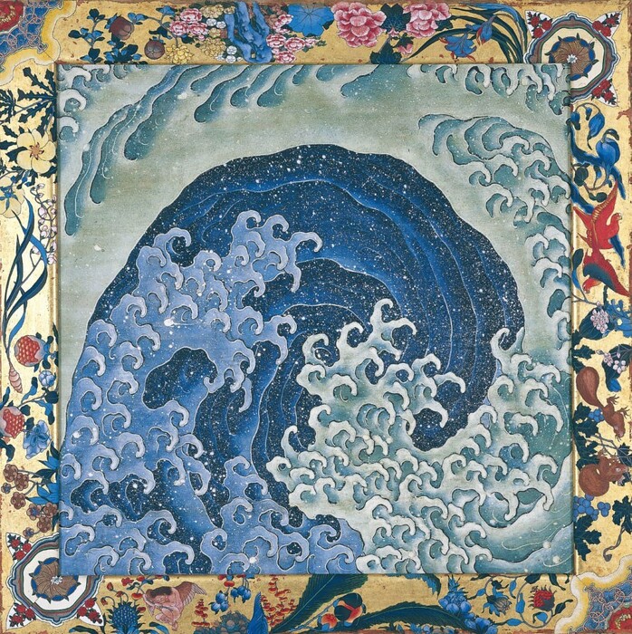 Ο Hokusai πίσω από το Μεγάλο Κύμα