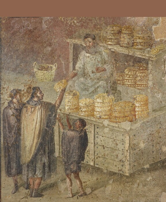 Ο θρίαμβος του Βάκχου σε μια έκθεση για το τελευταίο δείπνο στην Πομπηία