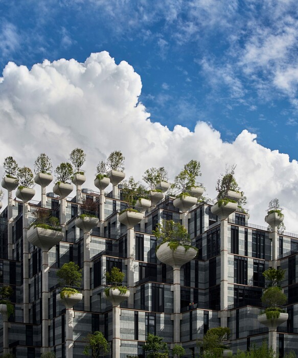 1.000 Trees: Οι κρεμαστοί κήποι της Σαγκάης ξεφυτρώνουν μέσα από τα κτήρια