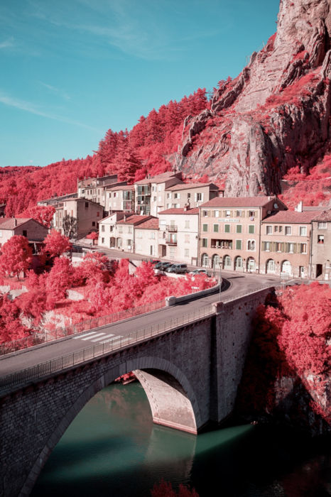 Infrared Photos Capture Breathtaking Views of France in Cotton-Candy Pink Hues