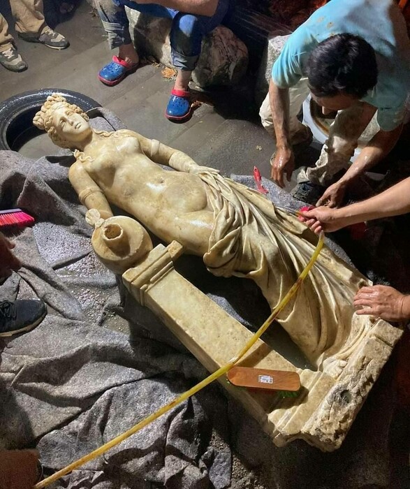 Βρέθηκε άγαλμα νύμφης