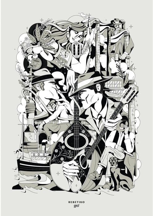 Το GR Design και η νέα ζωή του ρεμπέτικου στο χαρτί