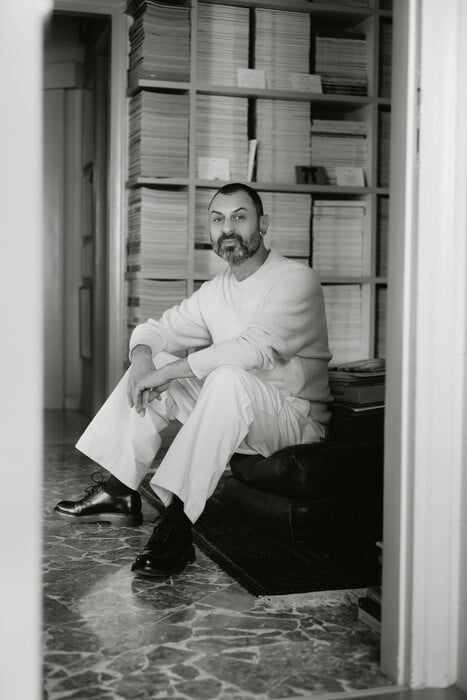 Νικόλας Γεωργίου, creative director της ελληνικής «Vogue», συνεκδότης του Dapper Dan