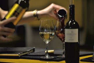 By the glass