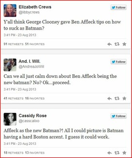 Τα 50+ πιο αστεία tweet σχετικά με την επιλογή του Ben Affleck στο ρόλο του Batman