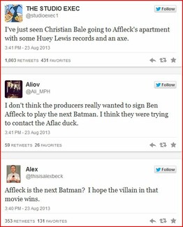 Τα 50+ πιο αστεία tweet σχετικά με την επιλογή του Ben Affleck στο ρόλο του Batman