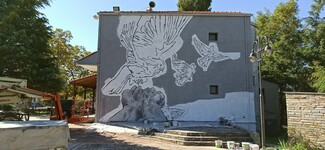 Μήνυμα ειρήνης από την νέα τοιχογραφία της UrbanAct στον Προμαχώνα Σερρών
