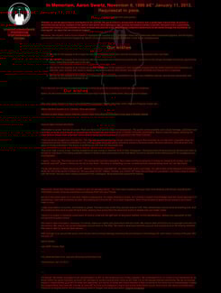 Aaron Swartz. 'Οταν μια ιδιοφυία σπρώχνεται στην άβυσσο.
