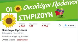 Οι δύο Οικολόγοι του ΣΥΡΙΖΑ είναι τo ανέκδοτο της ημέρας