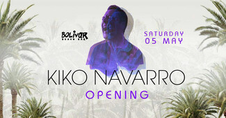 Ο Kiko Navarro στο καλοκαιρινό opening του Bolivar