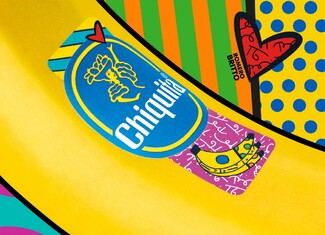 Oι μπανάνες Chiquita κάνουν τα Χριστούγεννα πιο fun και χρωματιστά με τα νέα αυτοκόλλητα Romero Britto