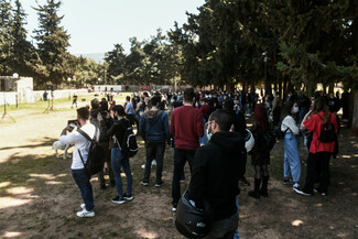 Μουσική διαμαρτυρία φοιτητών στην Καισαριανή