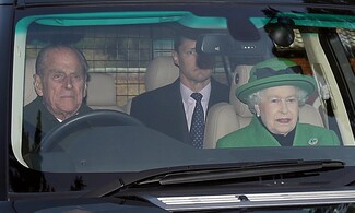 PRINCE PHILIP DRIVING