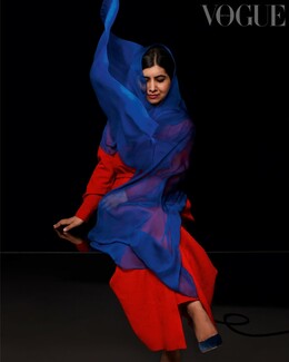 'I know the power that a young girl carries in her heart': Malala unveiled as new Vogue cover star