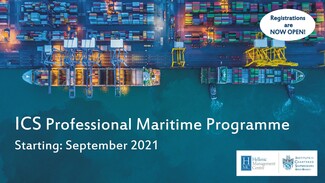 ICS Professional Maritime Programme: Ένα μοναδικό επαγγελματικό πρόγραμμα ναυτιλιακής εκπαίδευσης μέσα σε ένα ακαδημαϊκό έτος