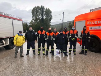 Εθελοντής Πυροσβέστης στην Ελλάδα Κωνσταντίνος Παπαδόπουλος, κάτοικος Αυστρίας