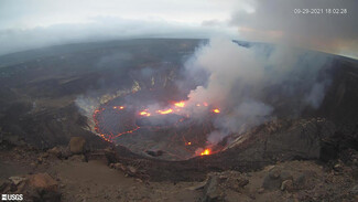 Hawaii's Kilauea volcano erupts for first time in nearly a year