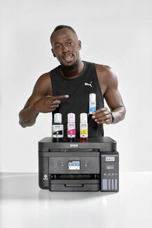 Epson και Usain Bolt συνεργάζονται για την προώθηση της τεχνολογίας εκτύπωσης χωρίς φύσιγγες μελανιών στην Ευρώπη