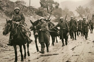 Έλληνες στρατιώτες στο μέτωπο.